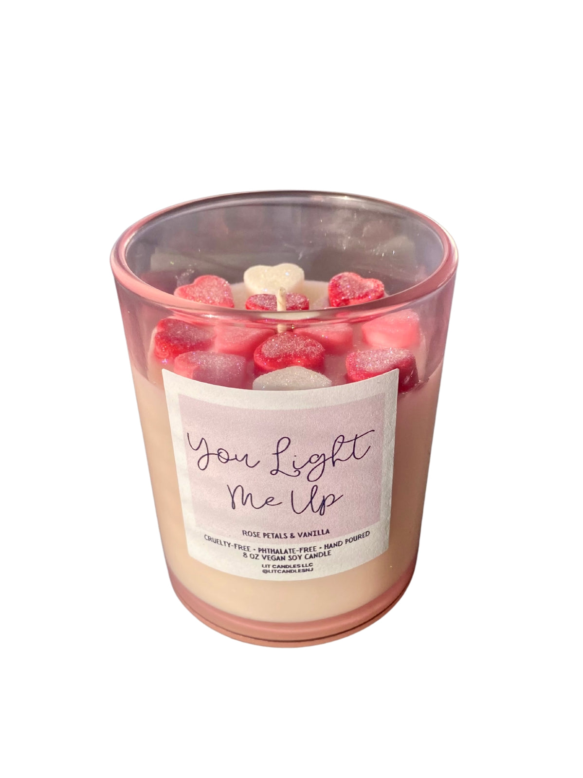 Valentine’s Day Hearts Rose Vanilla - You Light Me Up - FINAL SALE