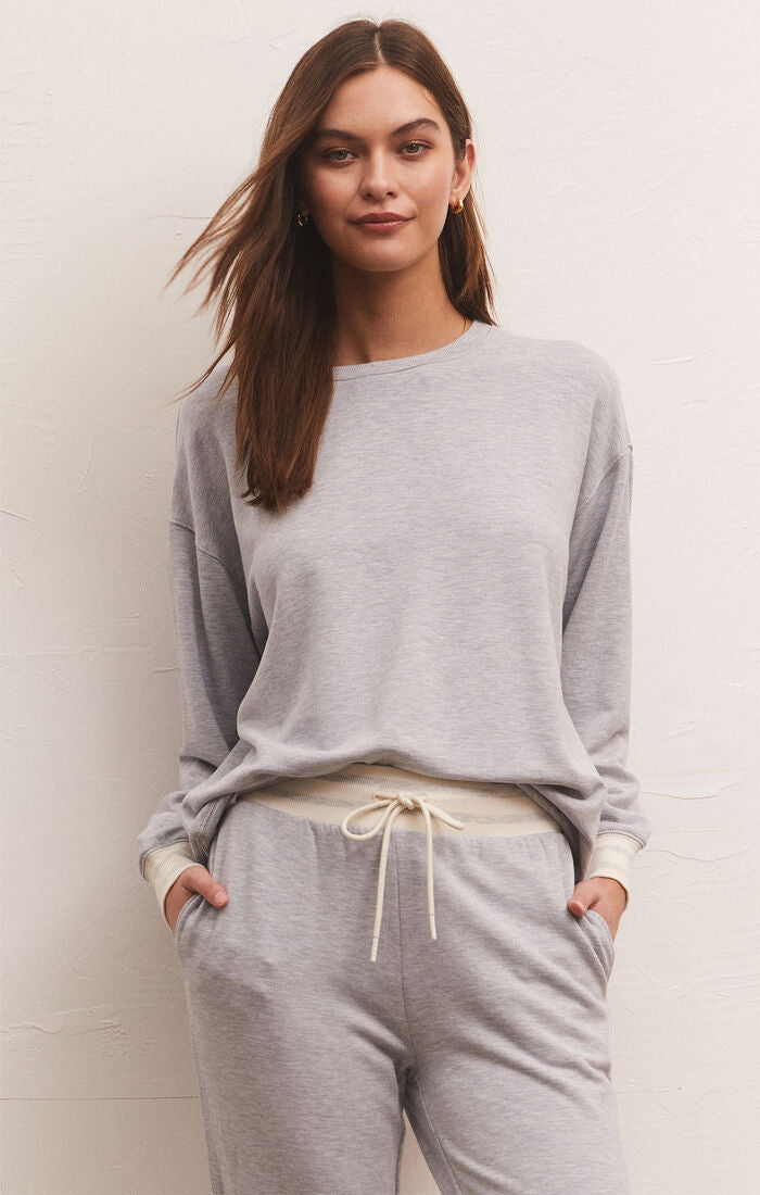 Extra Cozy Modal Sweatshirt Heather Grey