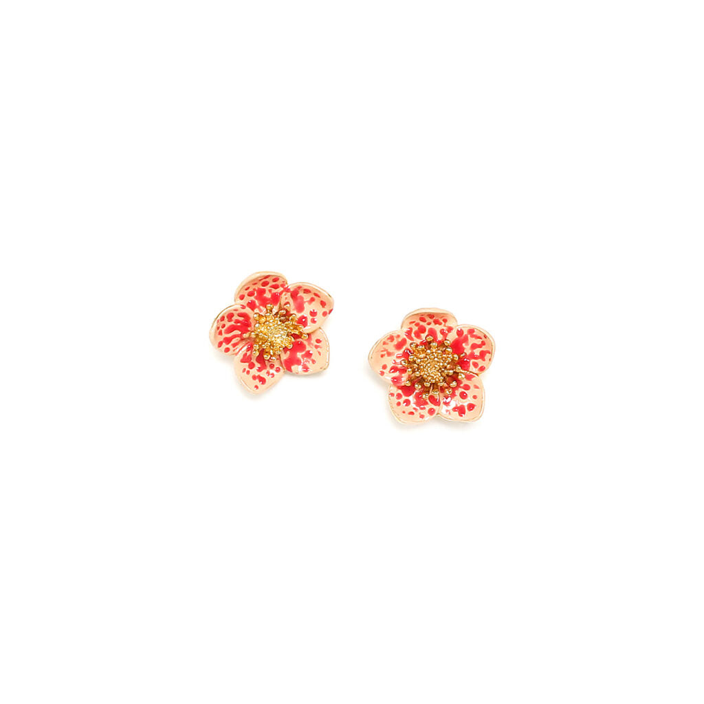 Dafne Simple Flower Stud Earrings