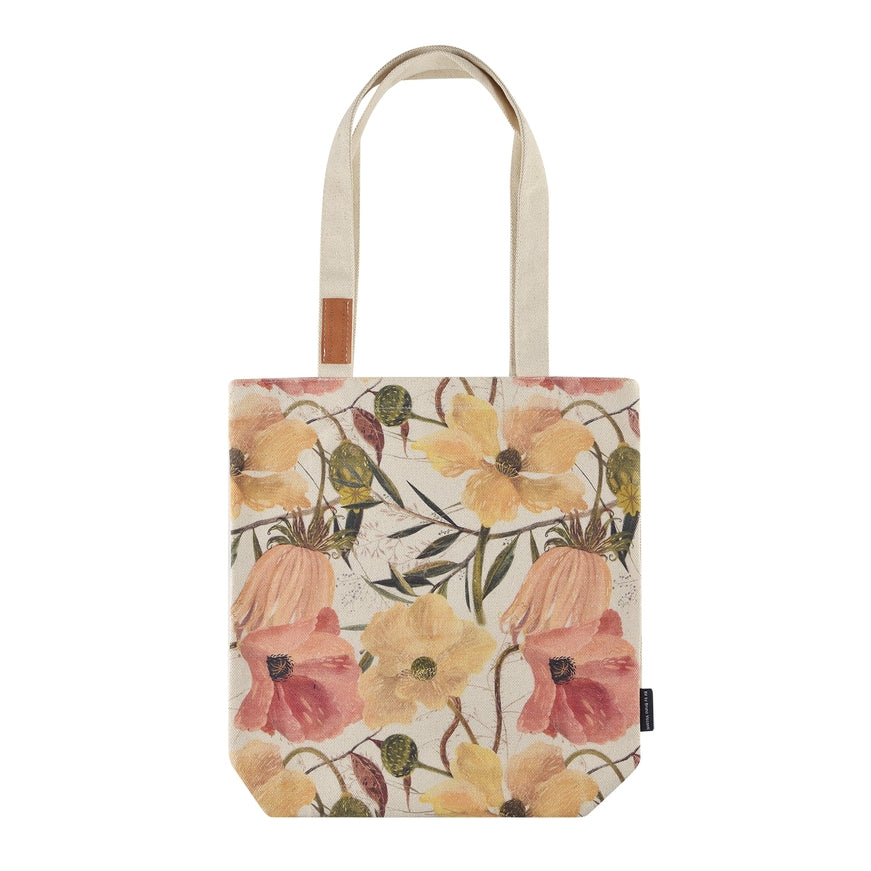 Canvas Shopper Bag Lush Flora