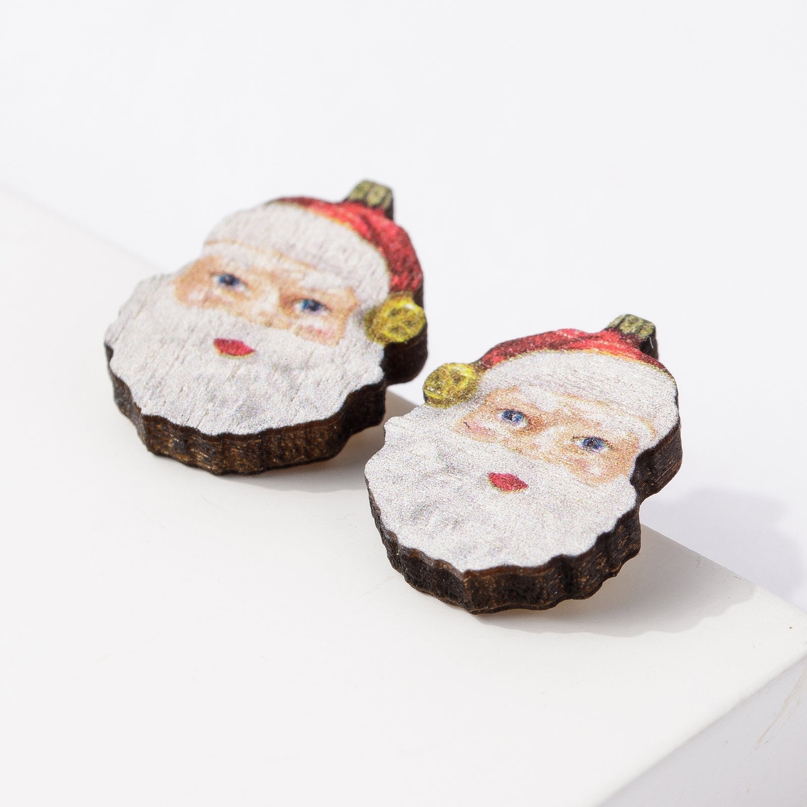 Santa Claus Stud Earrings Set