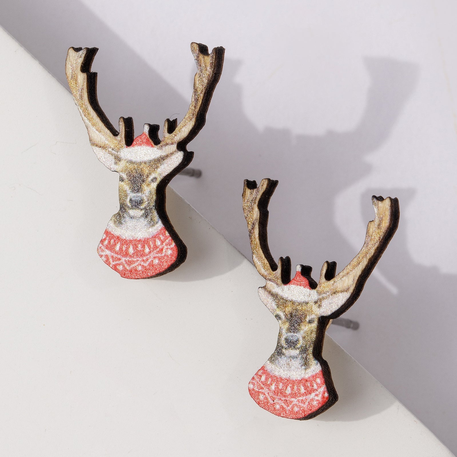 Santa Claus Stud Earrings Set - FINAL SALE