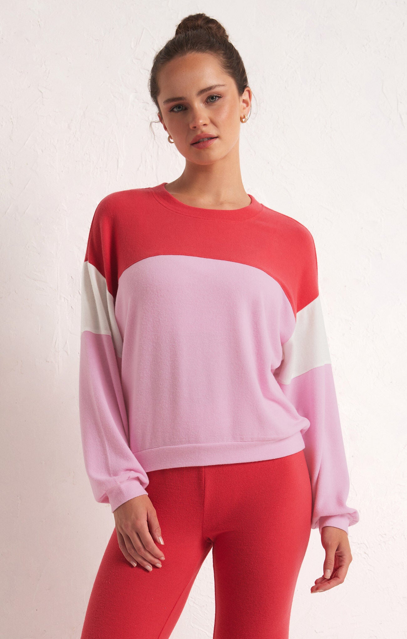 Cotton Candy Colorblock Top