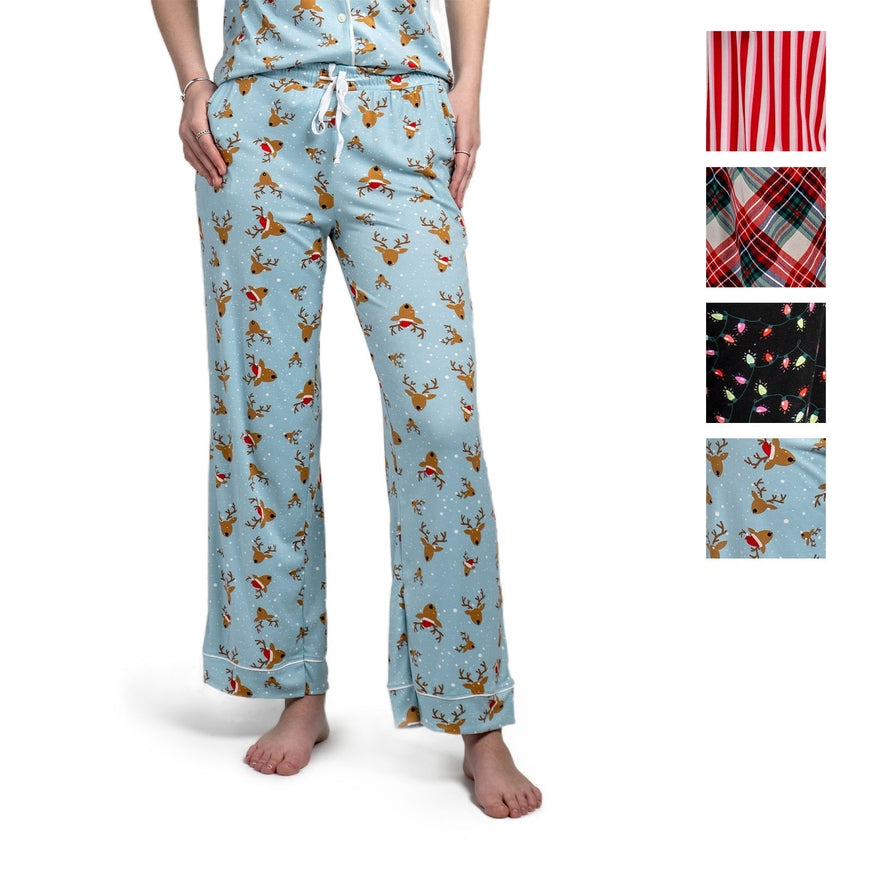 Holiday Pajama Pants - 4 Patterns To Choose From