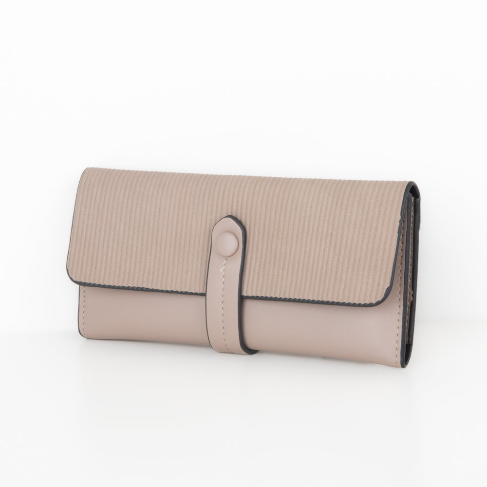 Taupe Two Textured Wallet