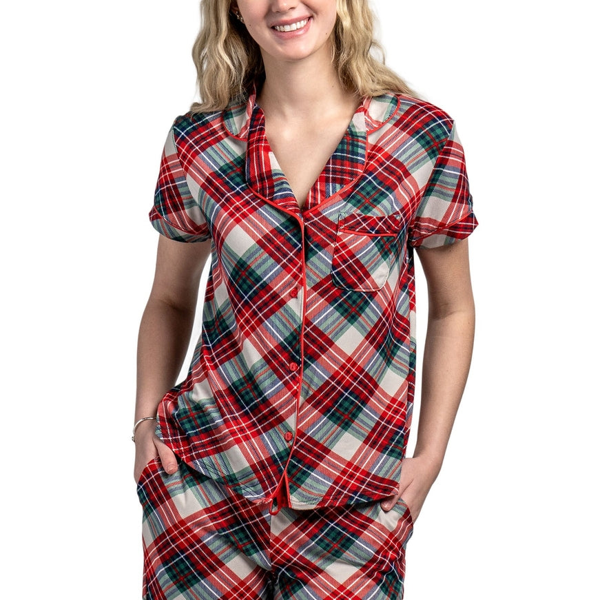 Holiday Pajama Top - 4 Patterns To Choose From