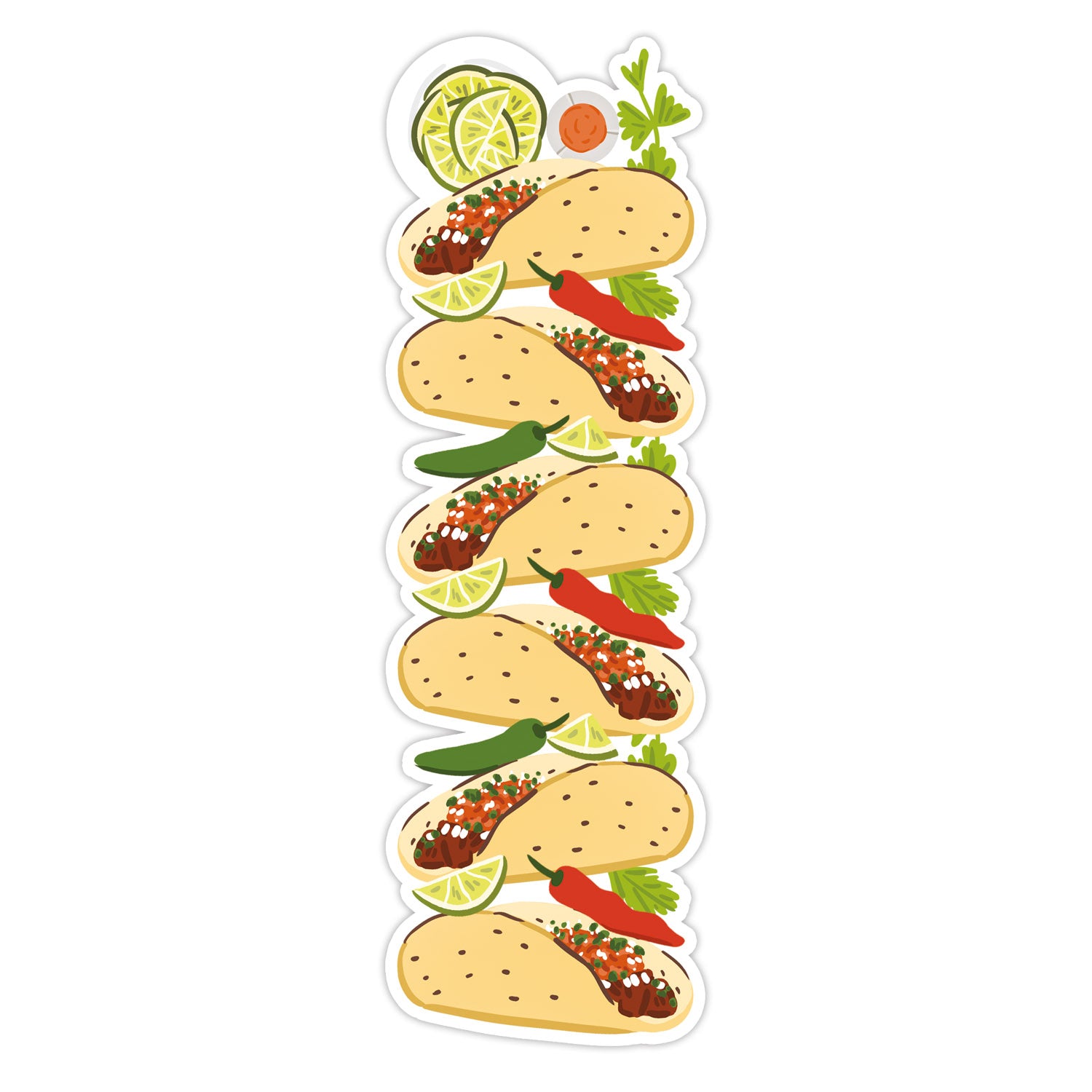 Tacos Die Cut Bookmark