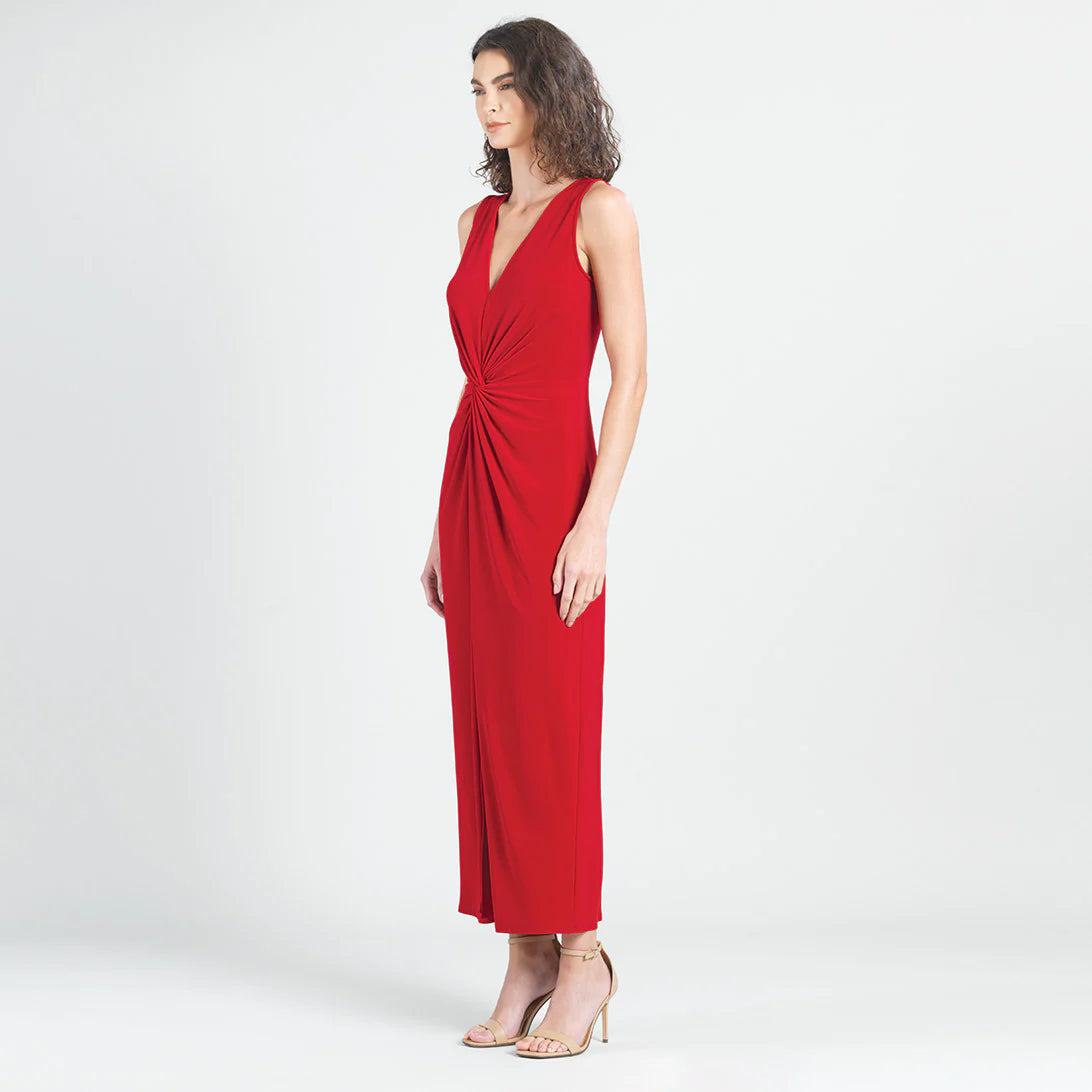 Red Center Slit Maxi Dress - FINAL SALE
