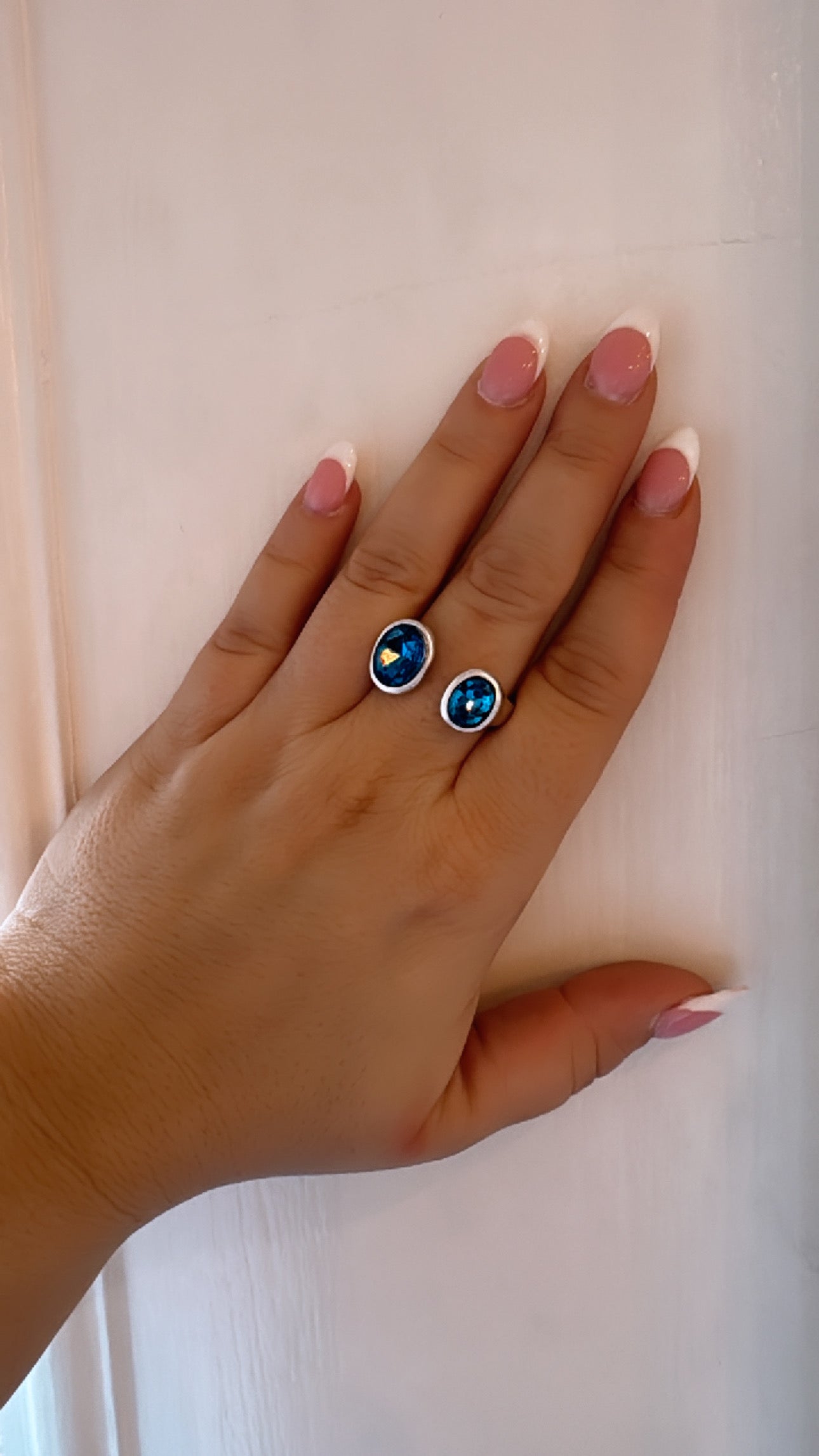 Io Ring - Night Blue Crystal