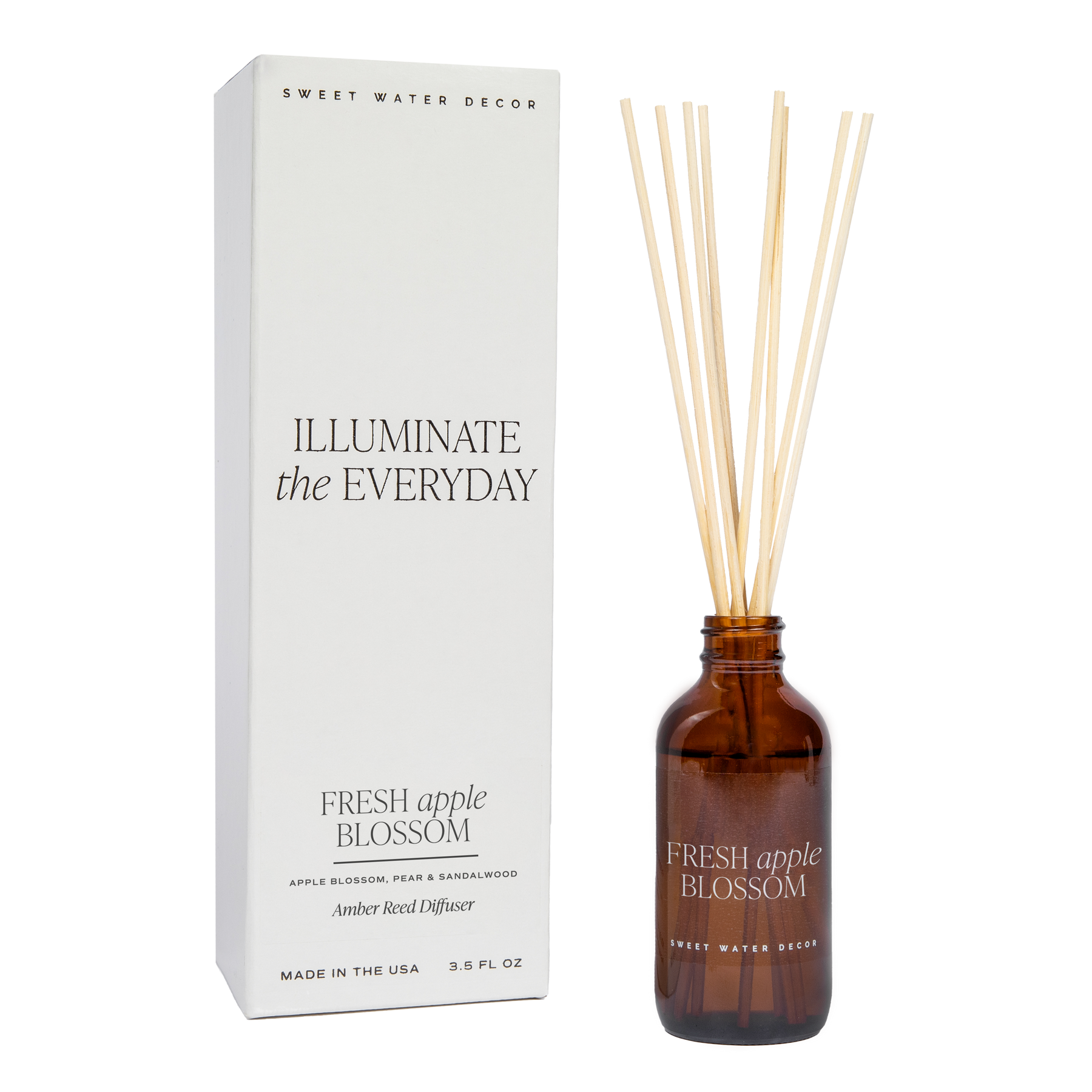 Fresh Apple Blossom Amber Reed Diffuser