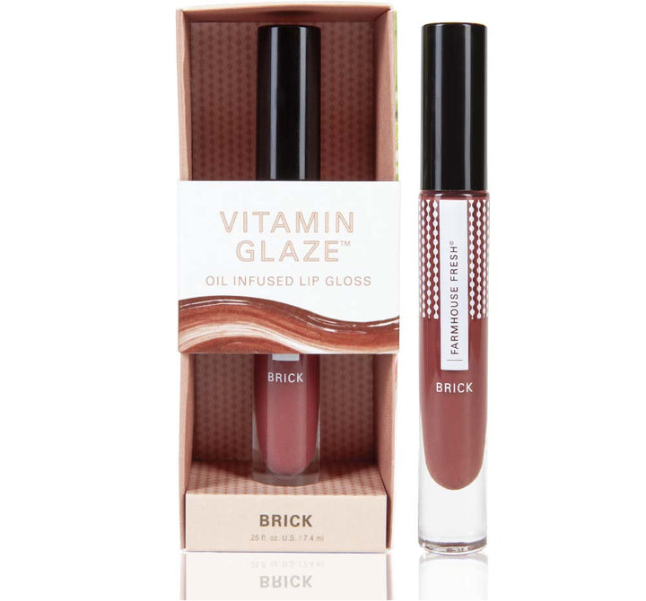 Vitamin Glaze® Oil-Infused Lip Gloss - Brick