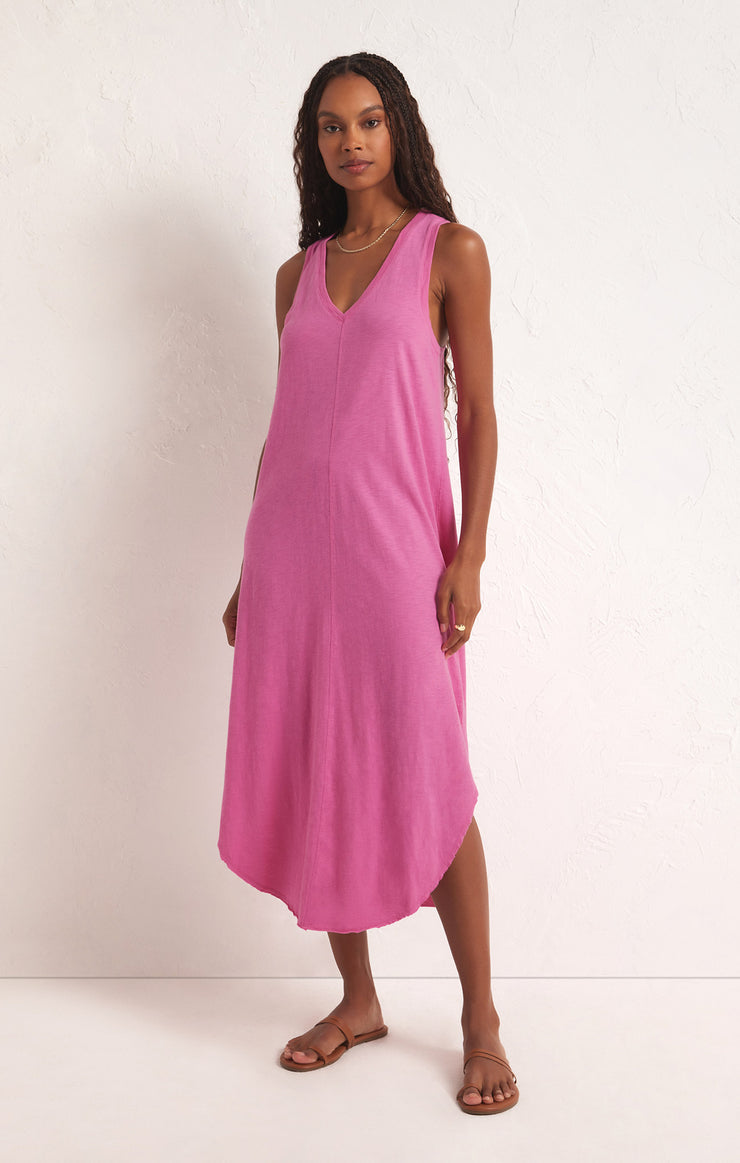 Heartbreaker Pink Reverie Slub Dress