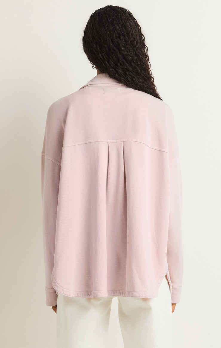 All Day Knit Jacket Rose