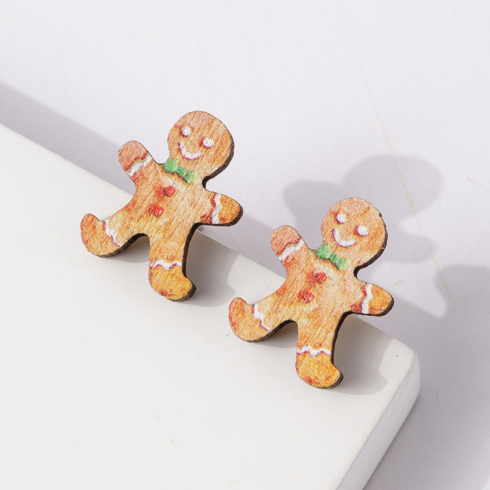 Holiday Gingerbread House Earrings Set - FINAL SALE
