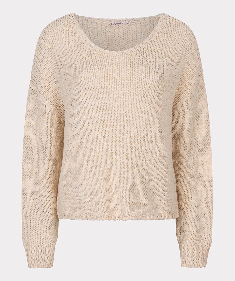 Yarn Sand Sweater V-Neck