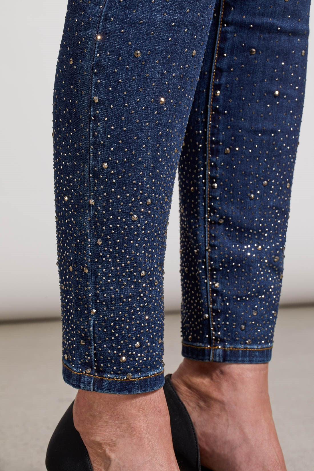 Audrey Pull On Ombre Rhinestone Skinny - FINAL SALE