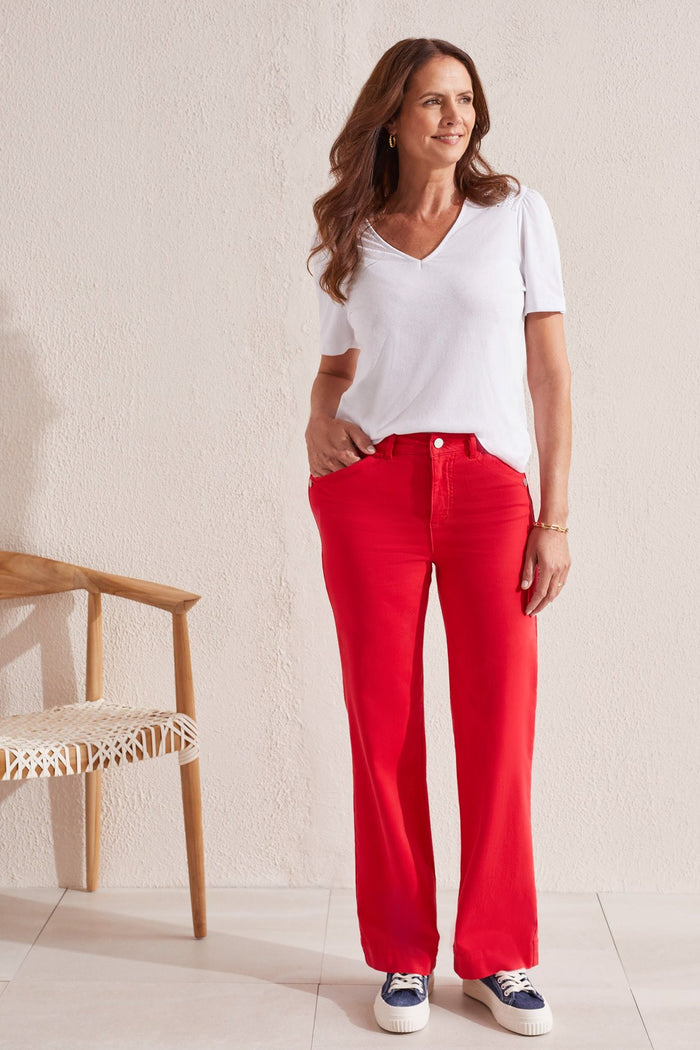 Fly Front Pant — Sorellina Boutique