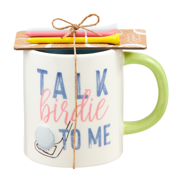 Talk Birdie Mug & Golf Tee Set