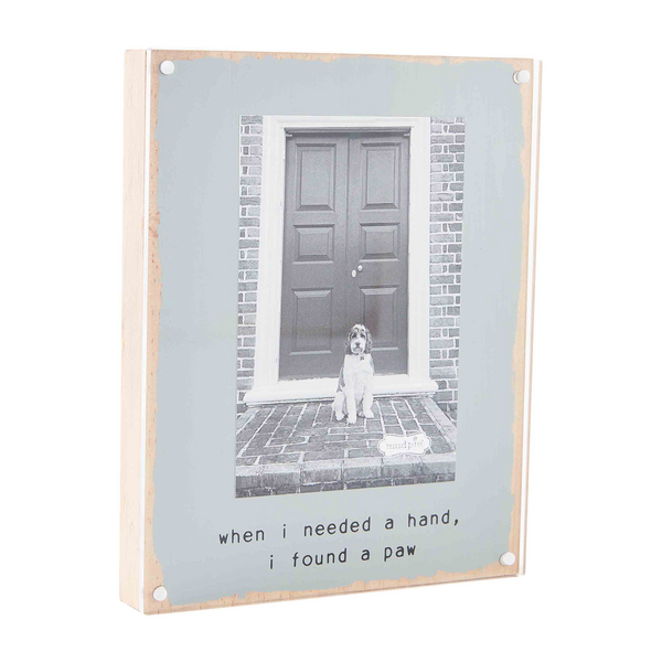 When I Need Dog Magnetic Block Frame