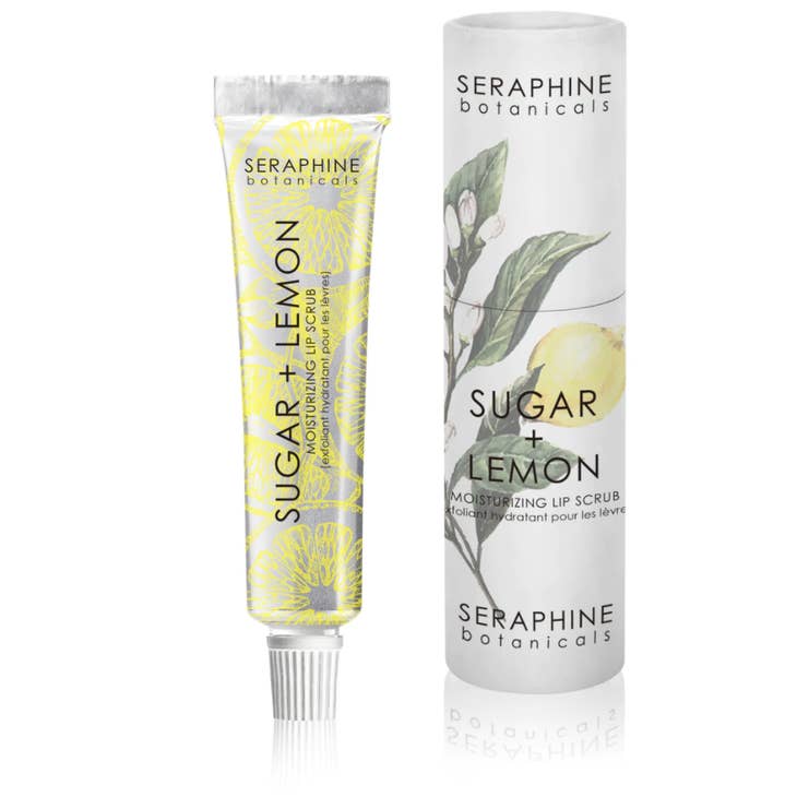 Seraphine Botanicals Sugar + Lemon Lip Scrub - FINAL SALE
