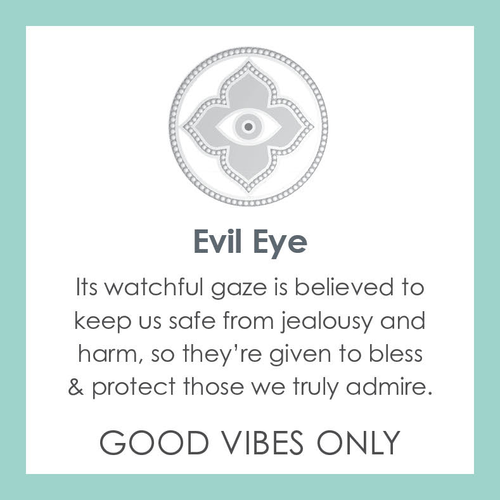 Evil Eye Gold Turquoise Small