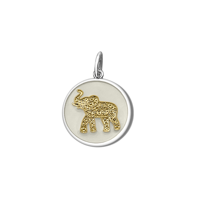 Elephant Gold - Ivory Small